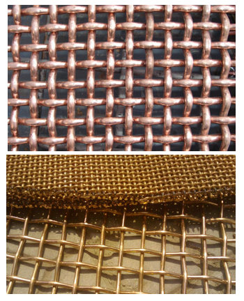 铜丝编织方孔网